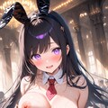 黒姫様のおっぱいご公務 2枚目