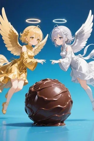 金と銀のエンゼル160 | の人気AIイラスト・グラビア