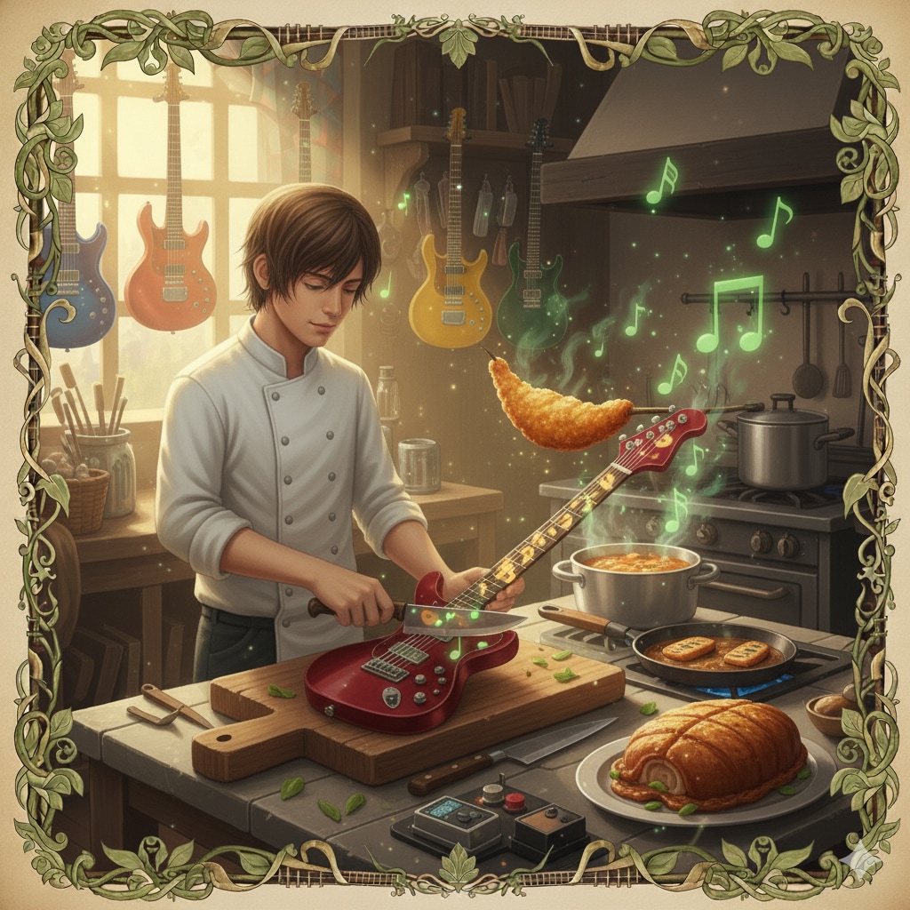 エレキギターの収穫