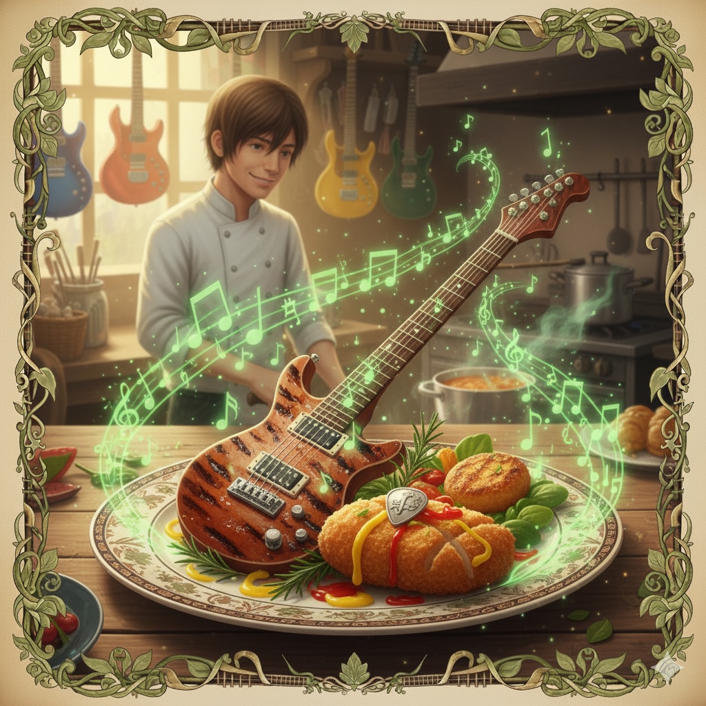 エレキギターの収穫