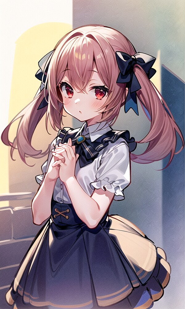 名刺サイズの美少女つくってみた