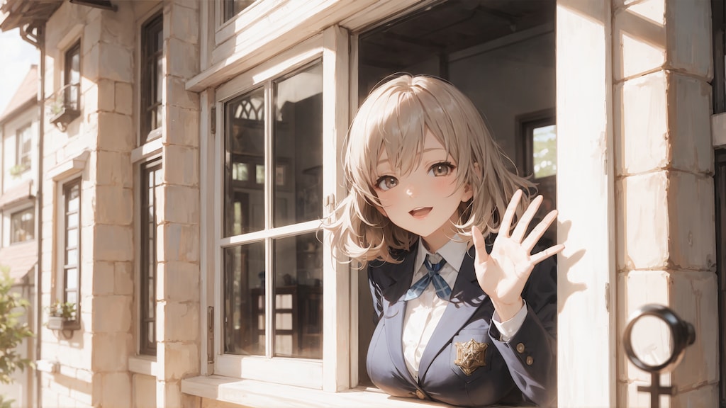 あ、おはよう！