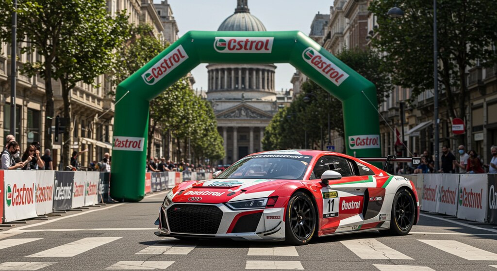 カストロールアウディレーシングカー