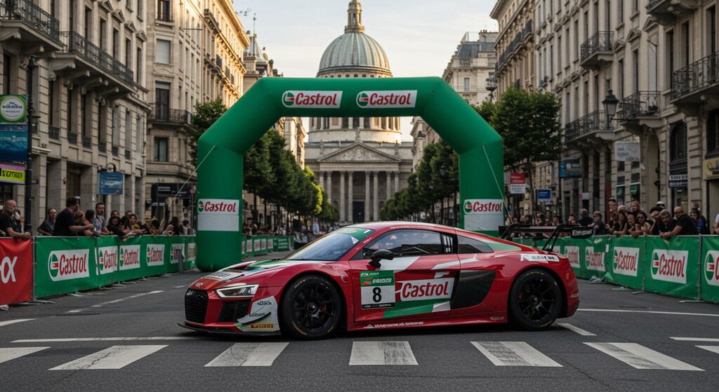 カストロールアウディレーシングカー