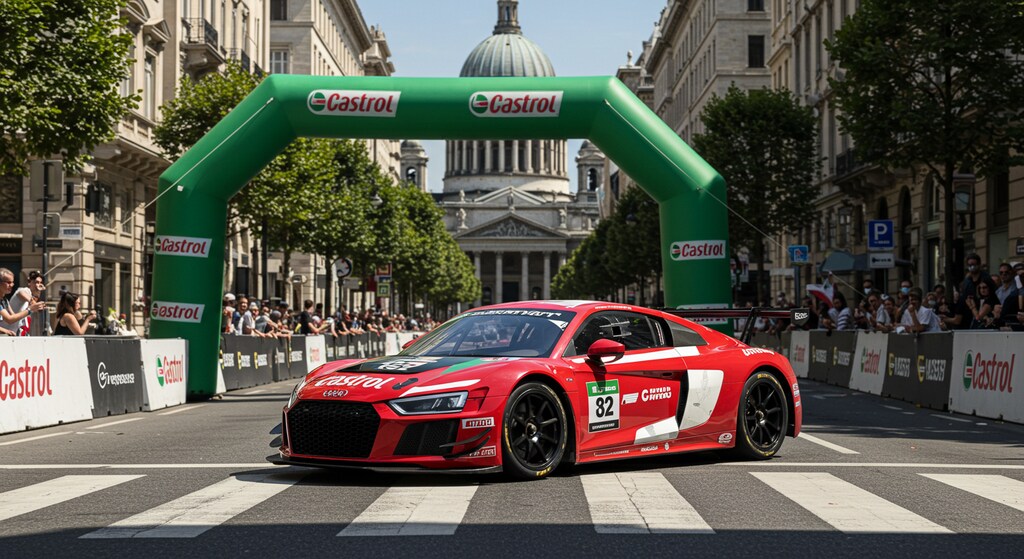 カストロールアウディレーシングカー