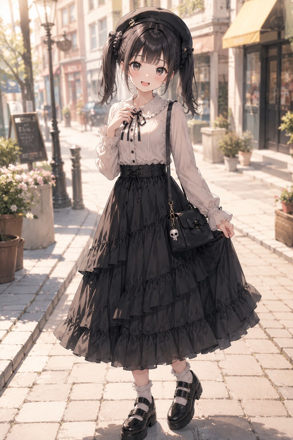 今日はシックに…