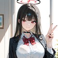 極限的壱文字描写「v」 2枚目