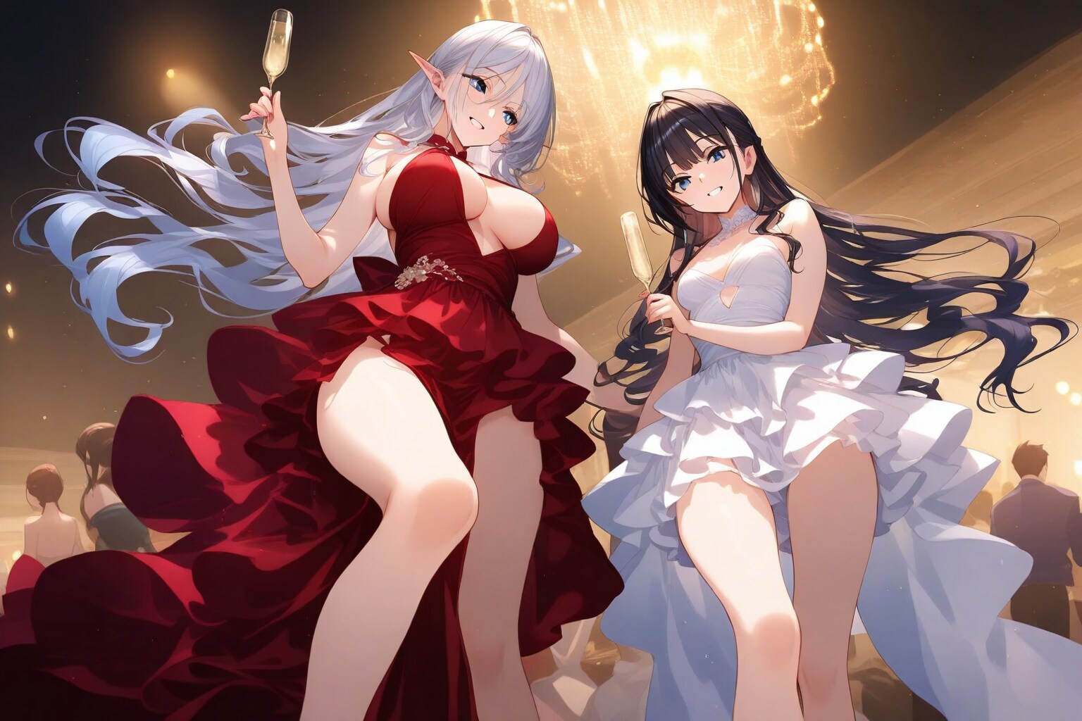 ファッションショーの終了感謝パーティー会場　ー by #CAPE Ver.01ー