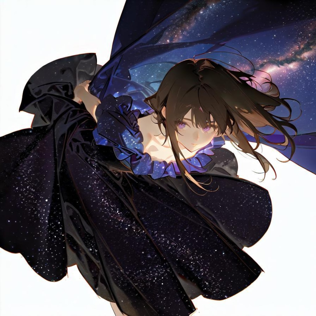 Spellai GIRL Wearing the Milky Sky
