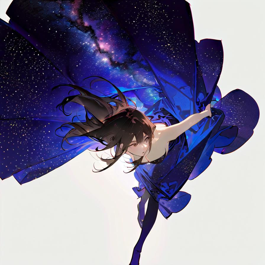 Spellai GIRL Wearing the Milky Sky