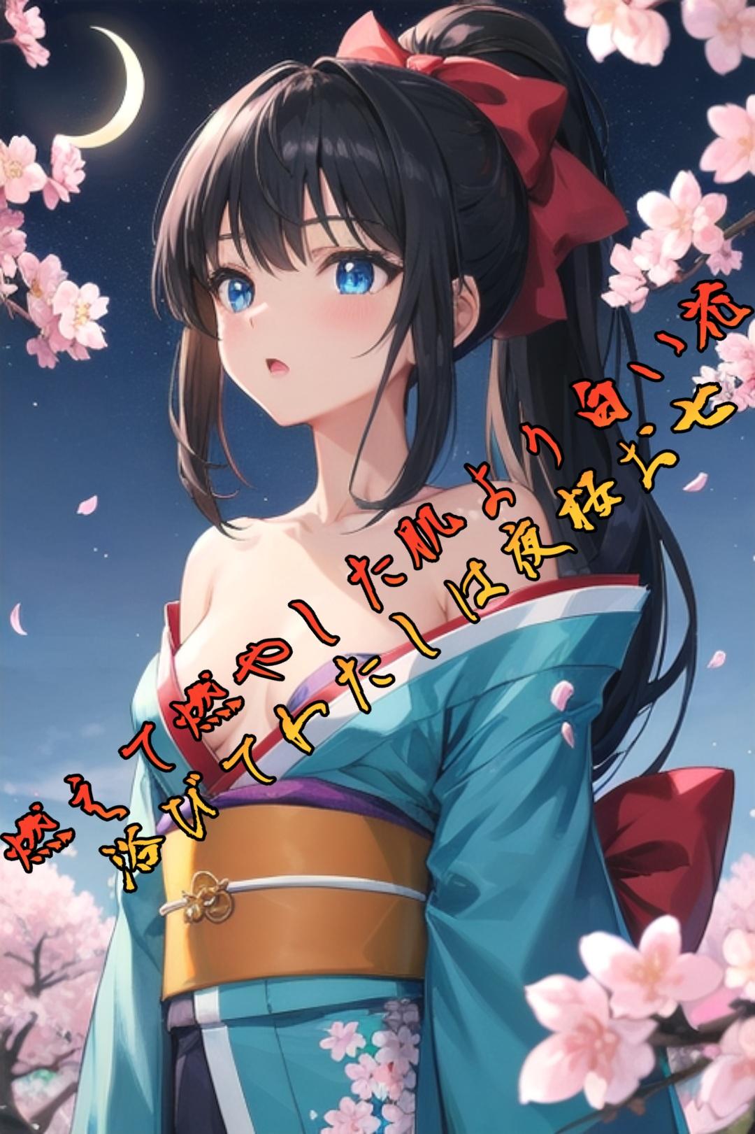 【歌】夜桜お七✕うちの子チハルちゃん
