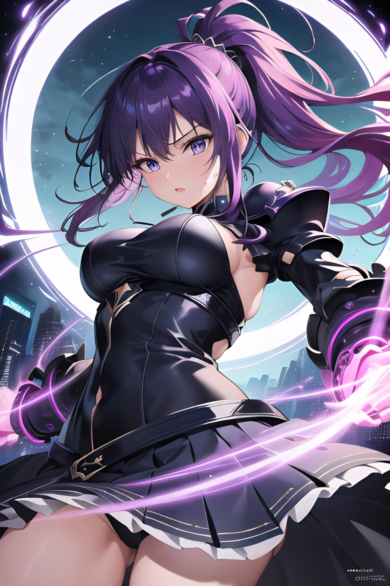 VS@ドロイド「出し惜しみはしてられない‥全力で片をつける！」@アイドル「ルナ」
