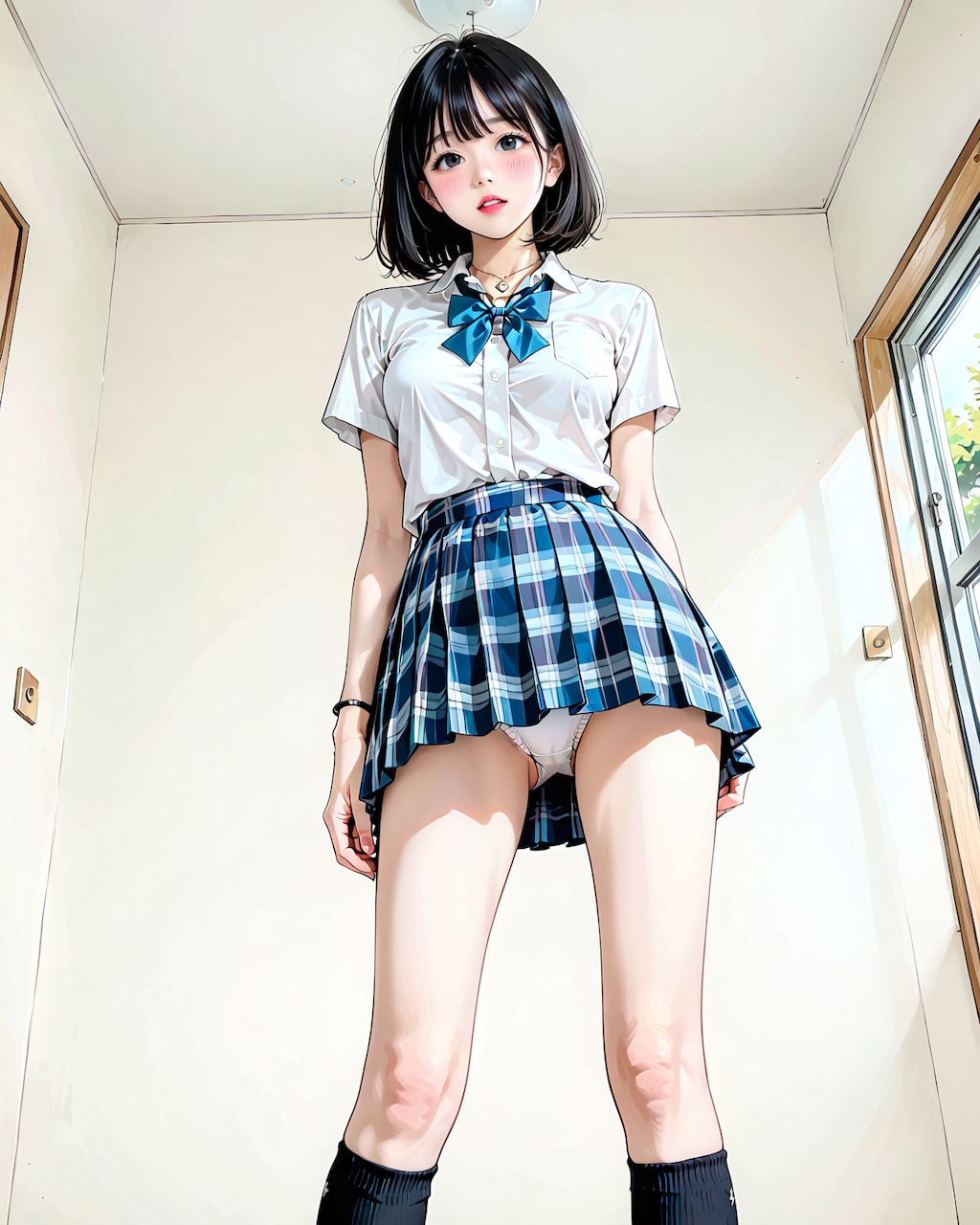 ローアングルパンチラガスキ