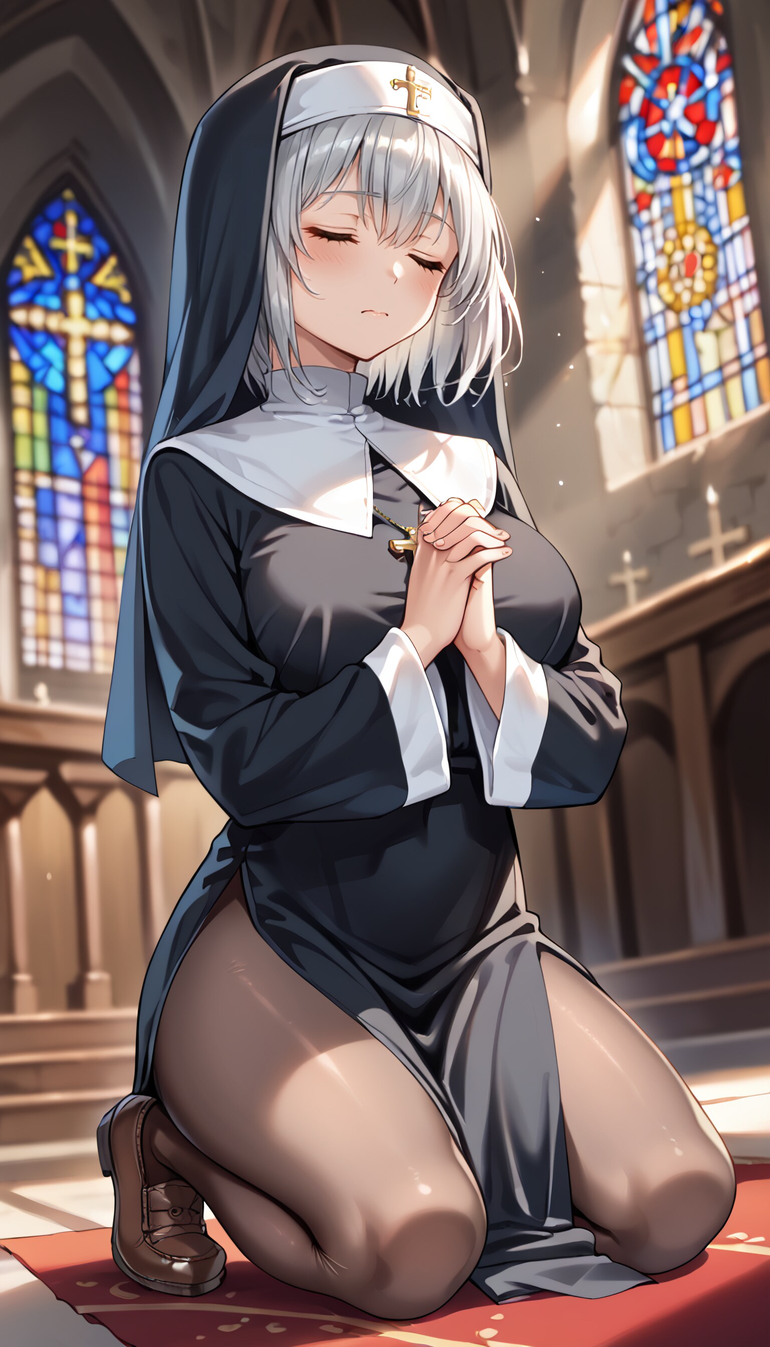 聖職者さん・祈りの日 | の人気AIイラスト・グラビア