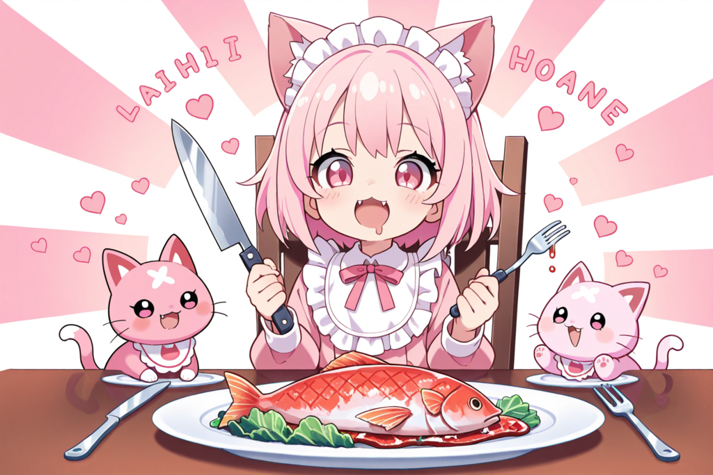 お～さぁ～かぁ～にゃぁぁぁ～♡