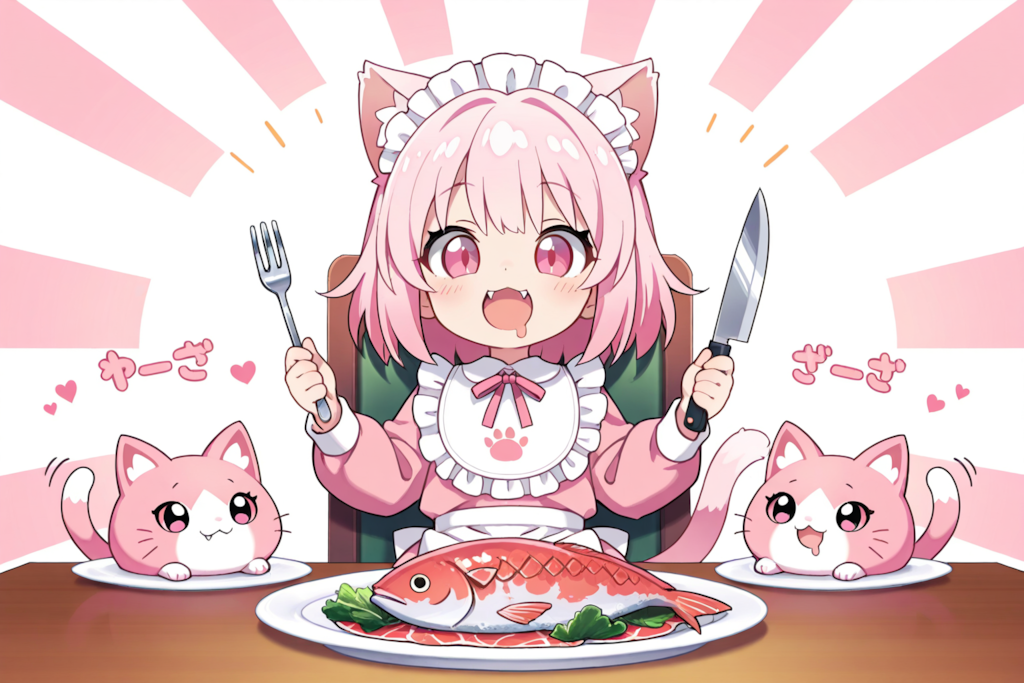 お～さぁ～かぁ～にゃぁぁぁ～♡