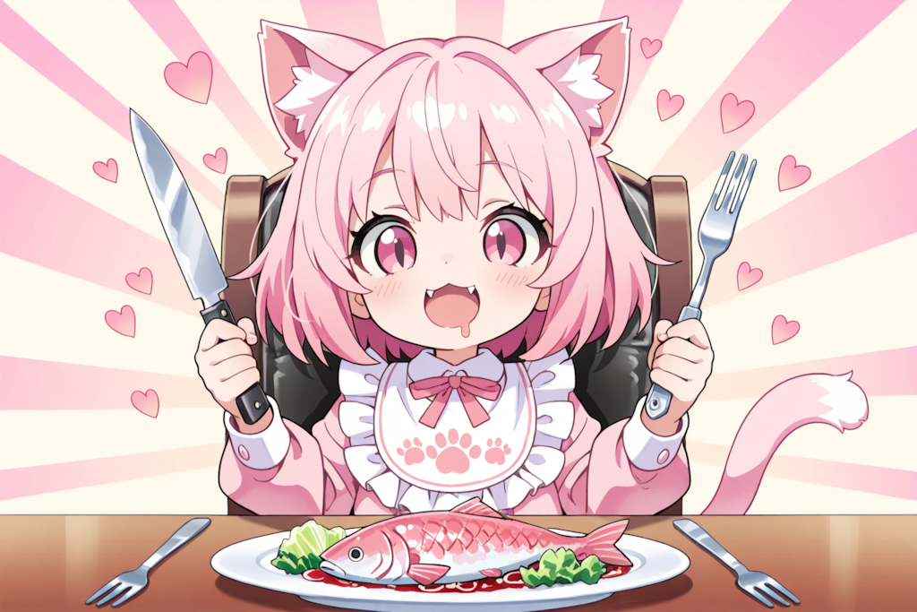 お～さぁ～かぁ～にゃぁぁぁ～♡