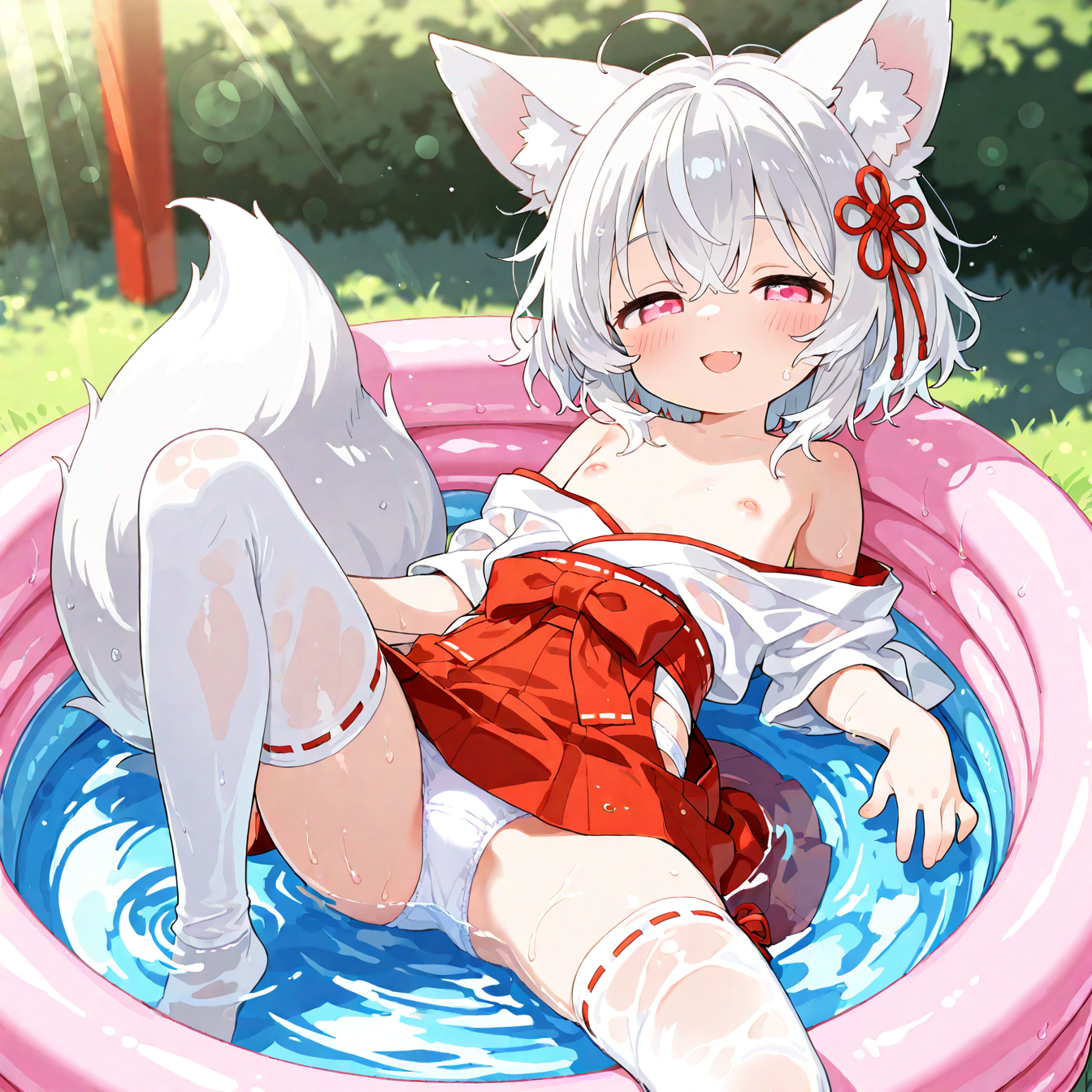 冷やし巫女さん