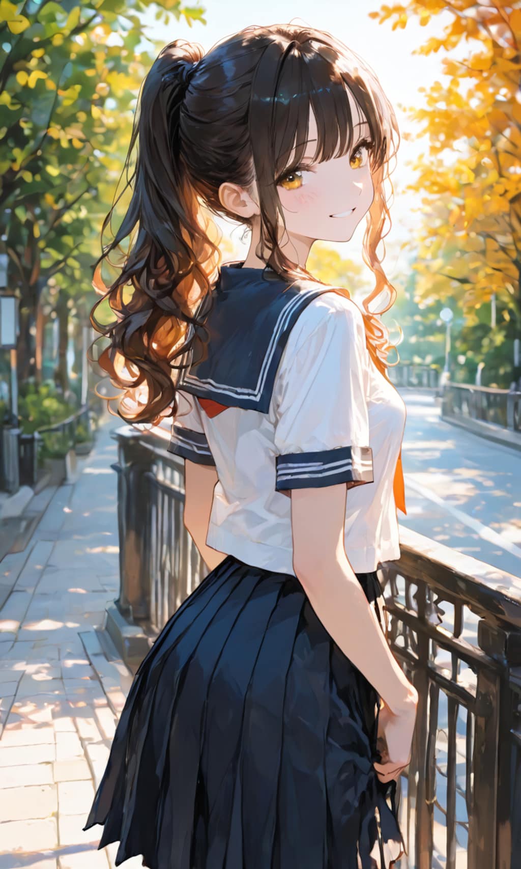 夕焼けのポニーテール2