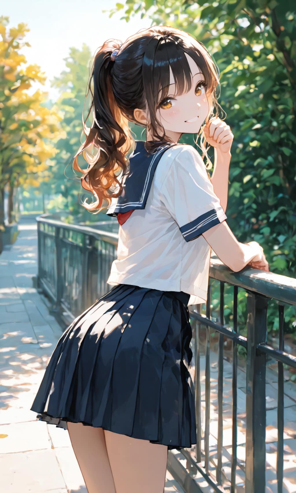 夕焼けのポニーテール2