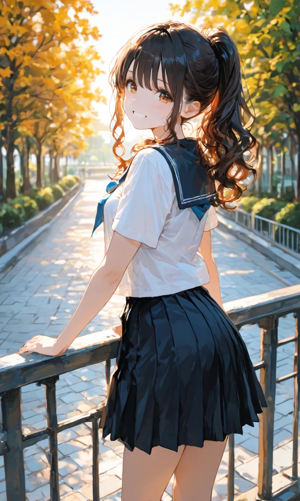 夕焼けのポニーテール2