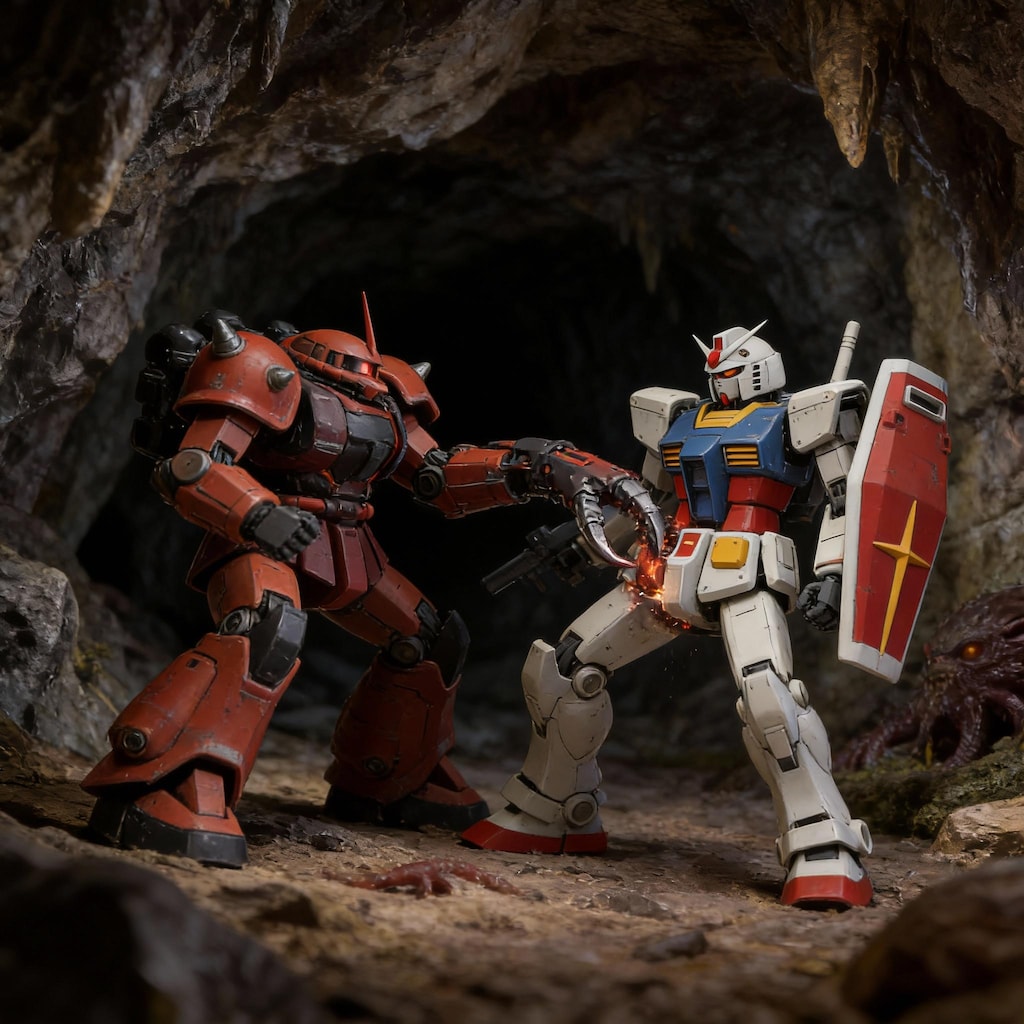 ジャブローでの戦い再現チャレンジ