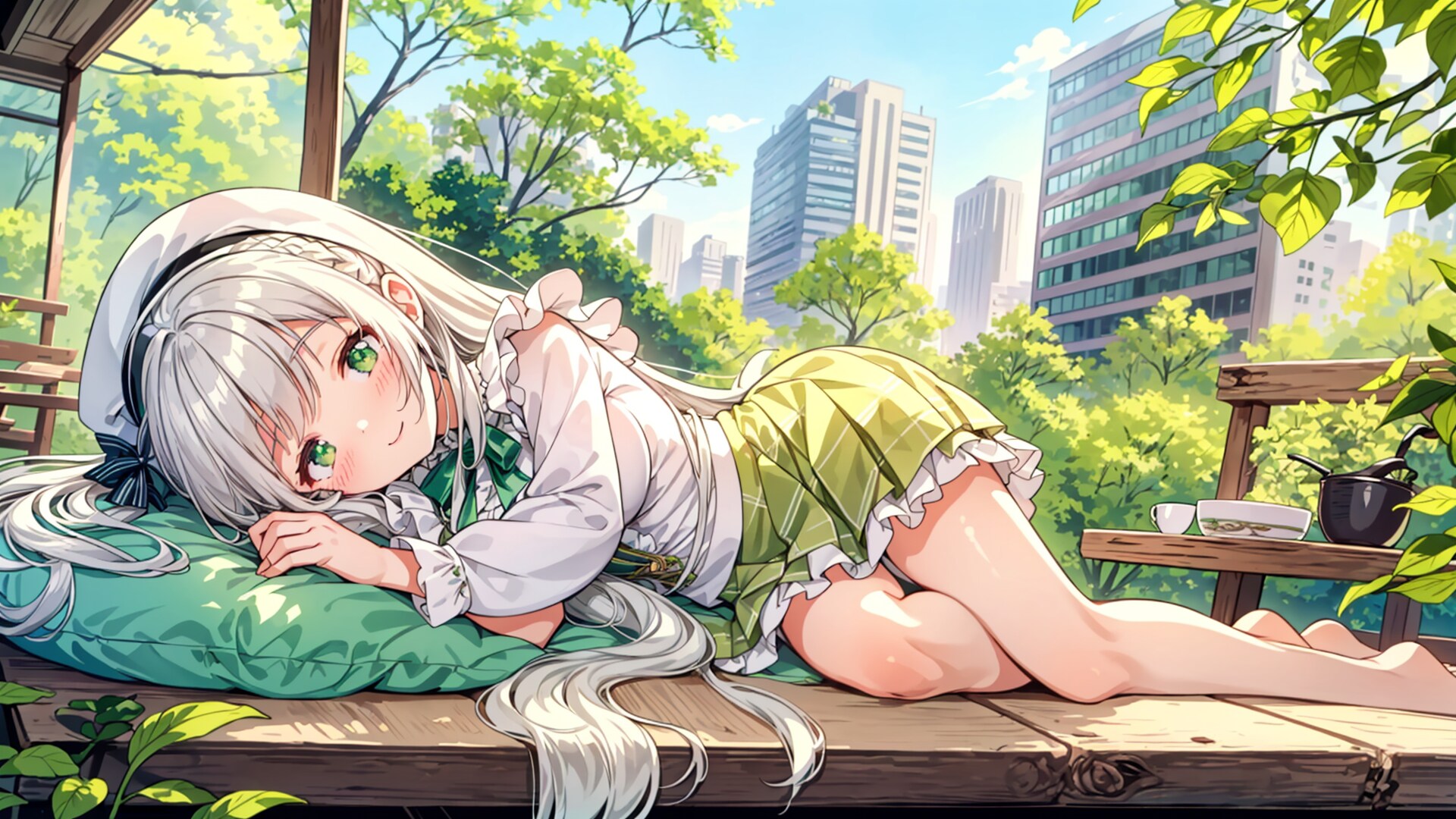 休みましょう