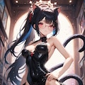 メガネの黒猫さん 2枚目
