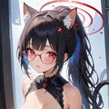 メガネの黒猫さん 3枚目