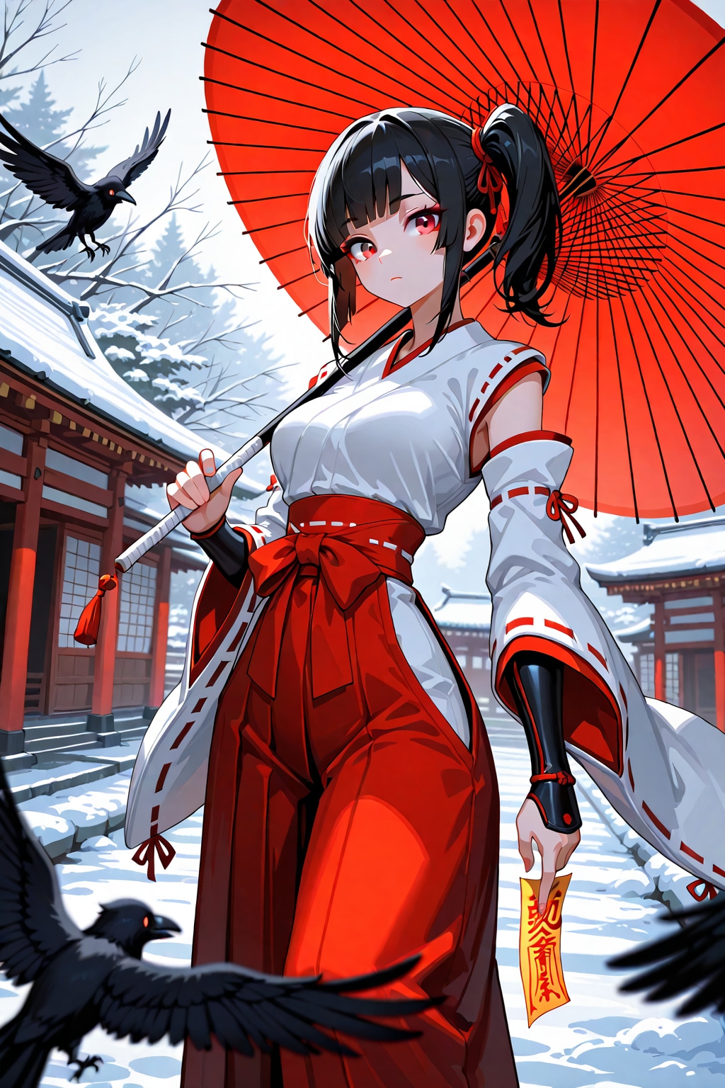 戦巫女さん | の人気AIイラスト・グラビア