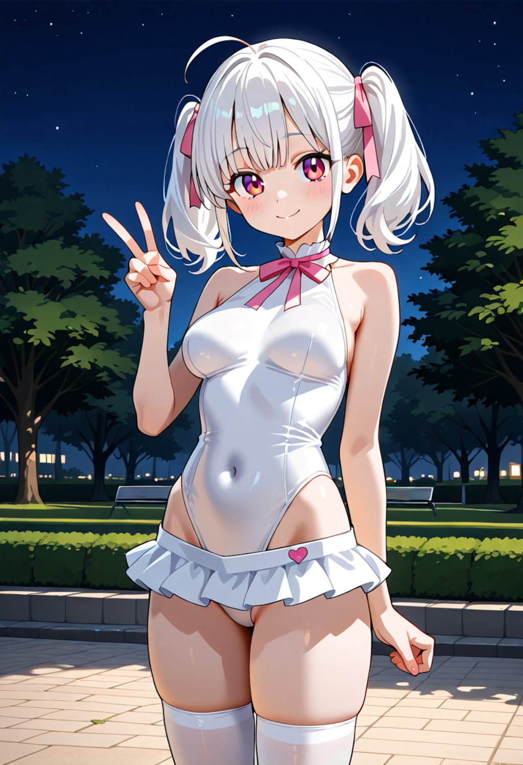 白い魔法少女