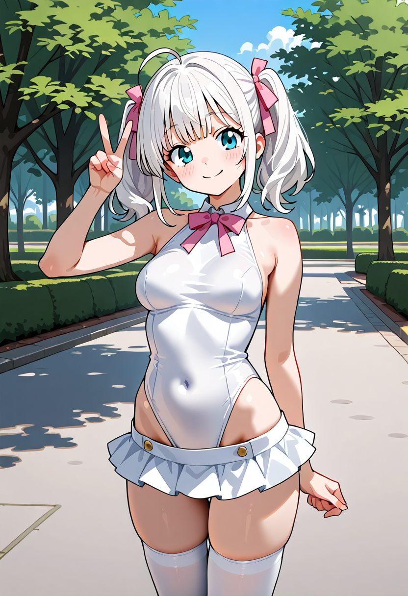 白い魔法少女