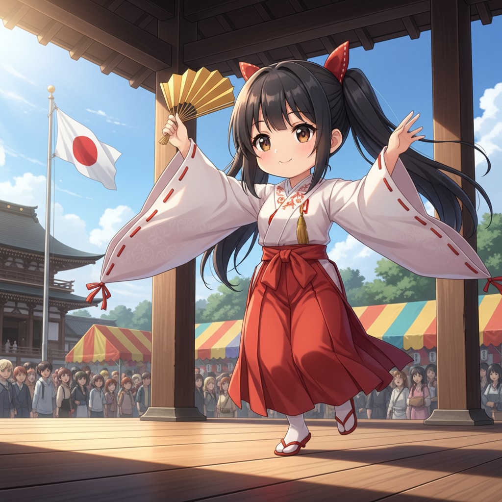 黒ツイさん。chibi巫女。2月11日 #建国記念の日 #紀元節