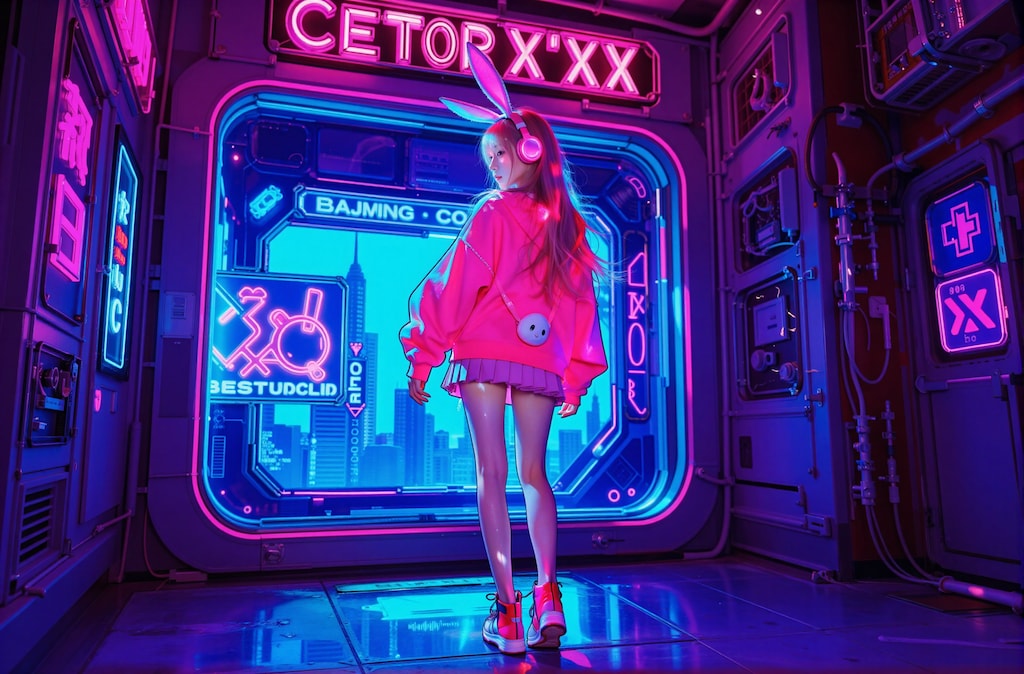 pink bunny