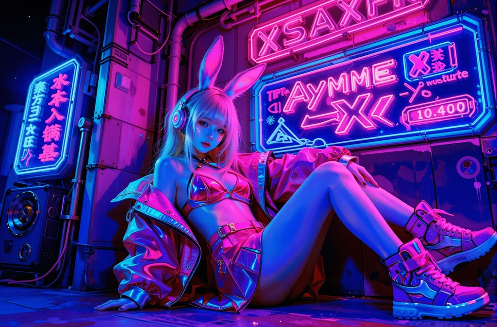 pink bunny