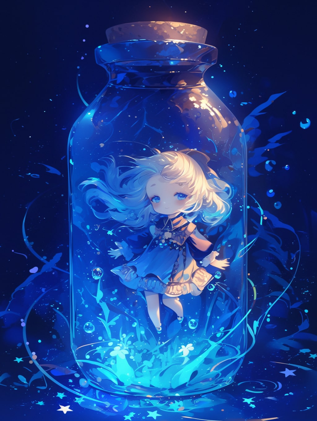 「瓶詰の少女」蒼93