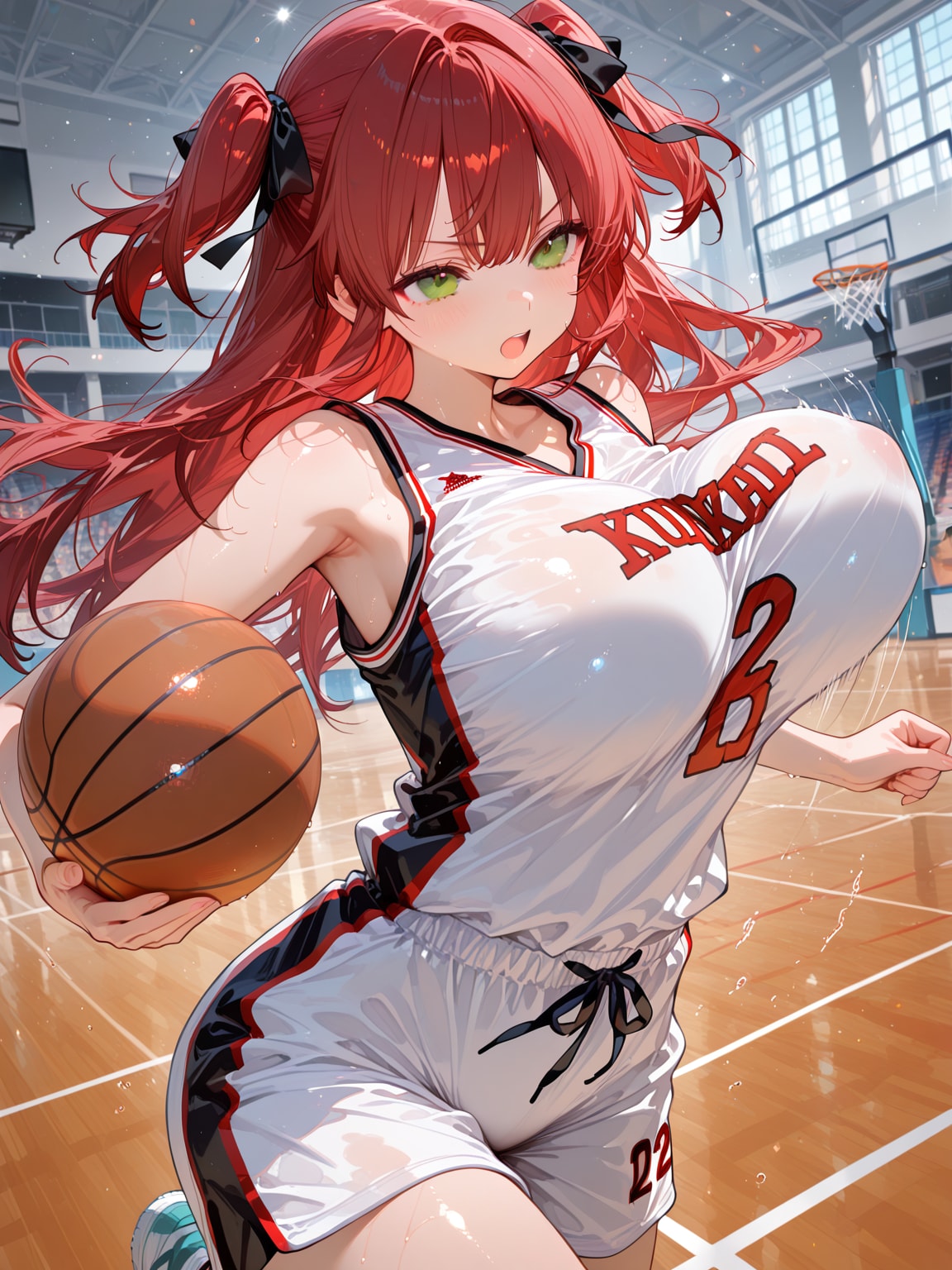 ボールが3つに見えるドリブル | の人気AIイラスト・グラビア