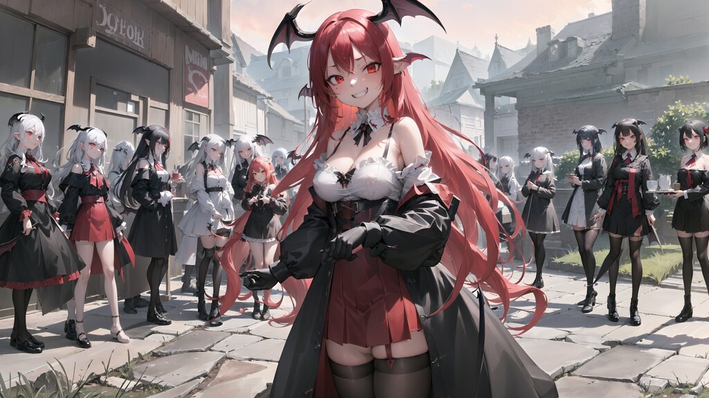 サキュバスの群れが現れた