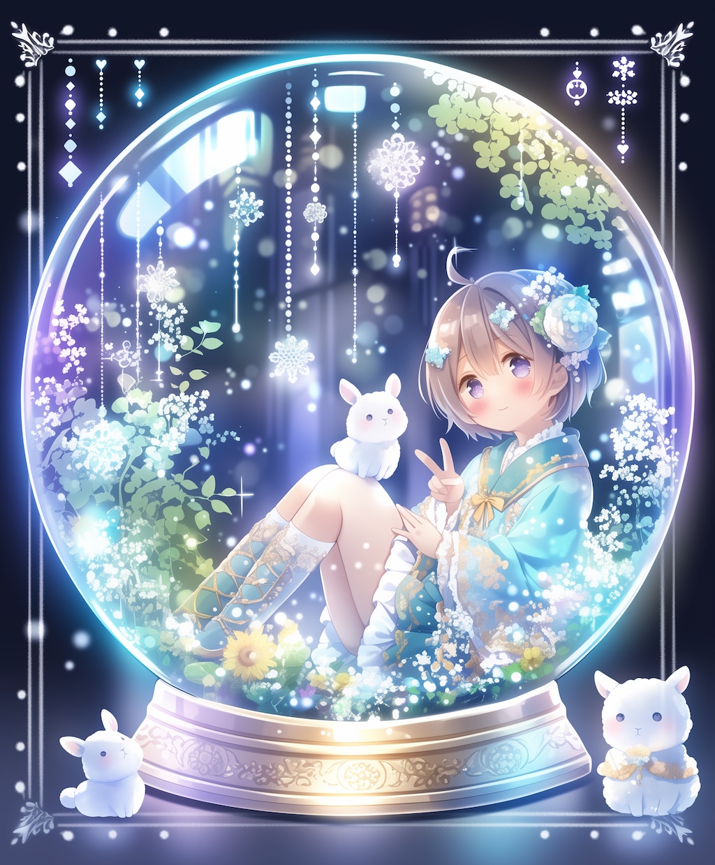 冬と夏のクリスタル