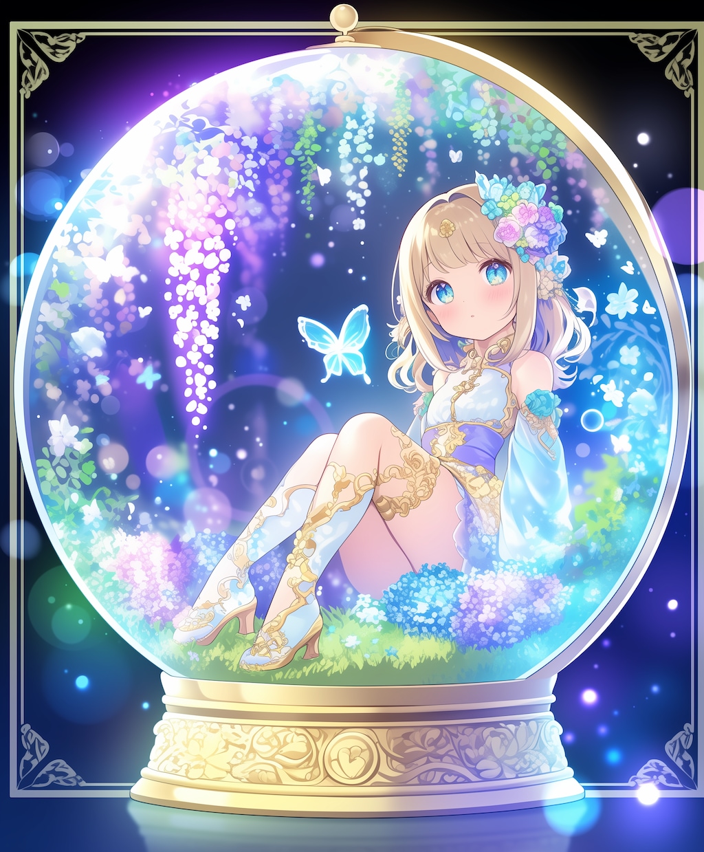 冬と夏のクリスタル