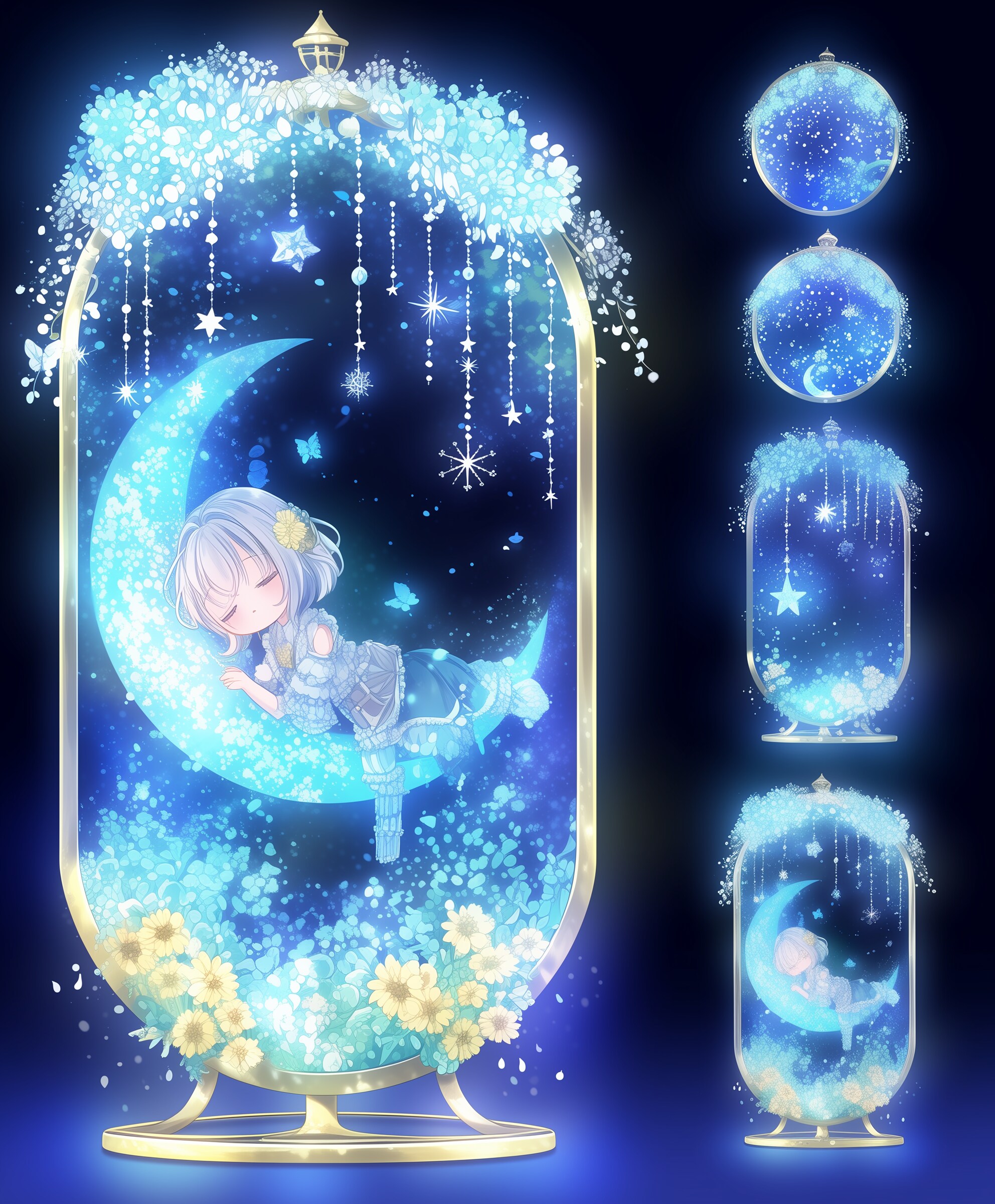 冬と夏のクリスタル | の人気AIイラスト・グラビア