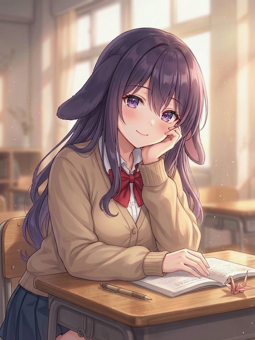 【借】放課後のすみれちゃん | の人気AIイラスト・グラビア