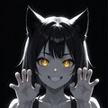 夜目の猫 4枚目