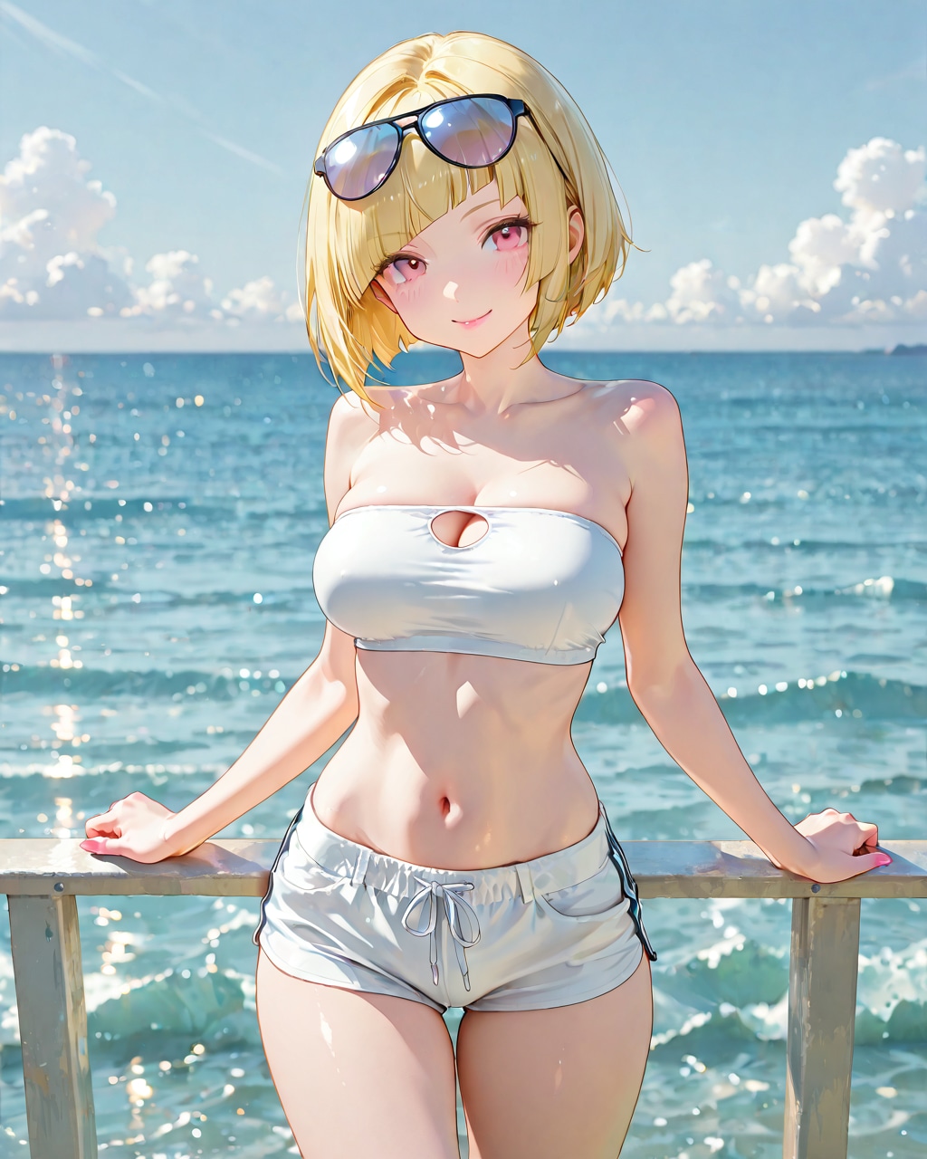 斜めバング