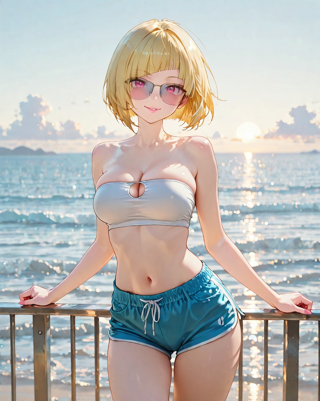 斜めバング