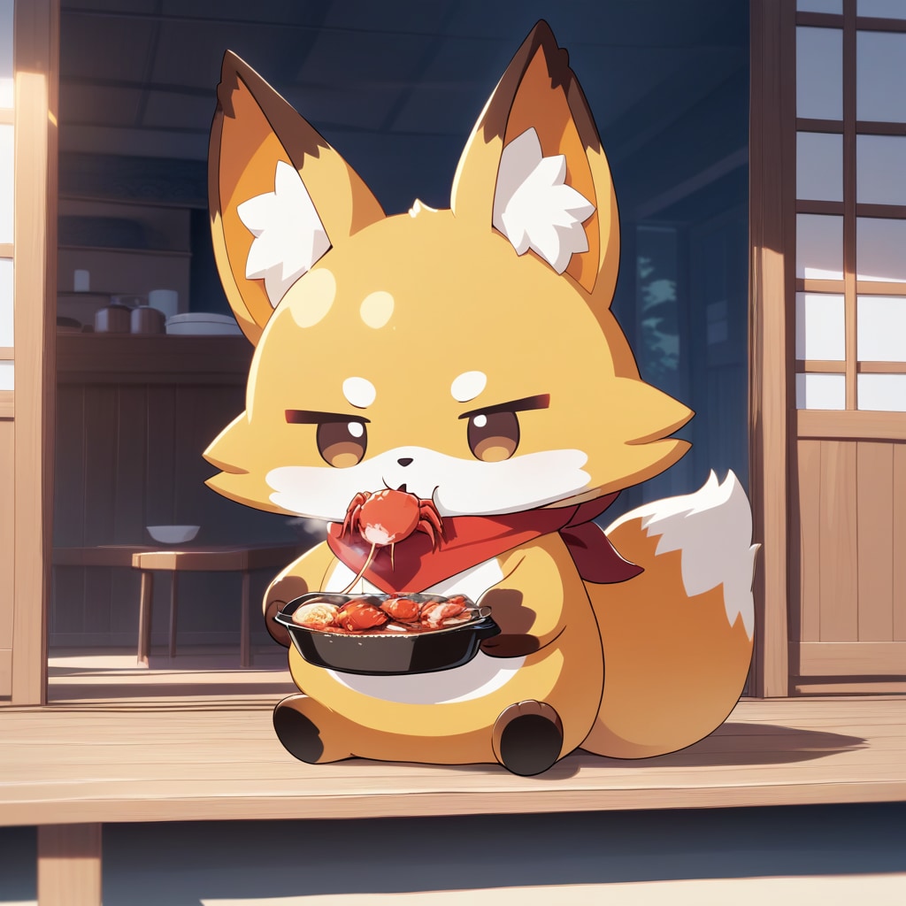 かにをくえるんだな