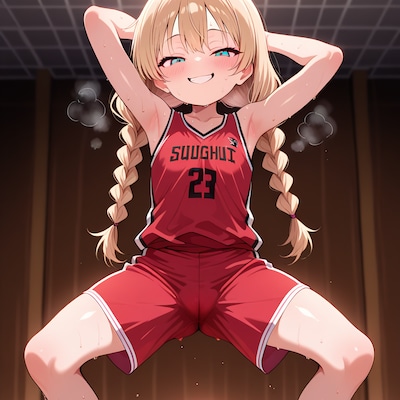 メスガキ バスケユニフォーム | の人気AIイラスト・グラビア