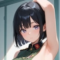 ミリタリーな腋見せ 3枚目