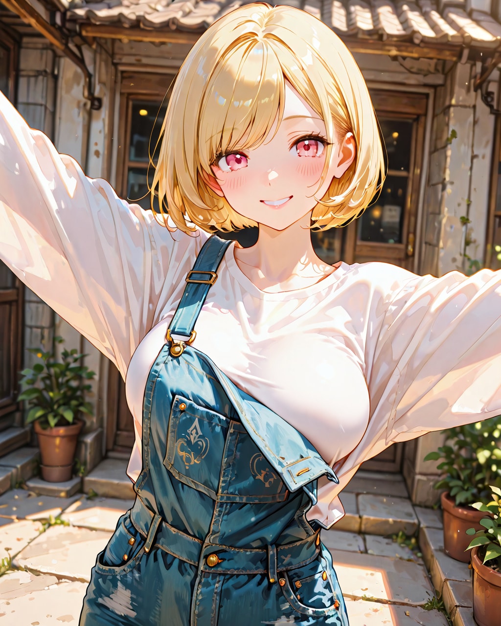 オーバーオールなリーシャちゃん