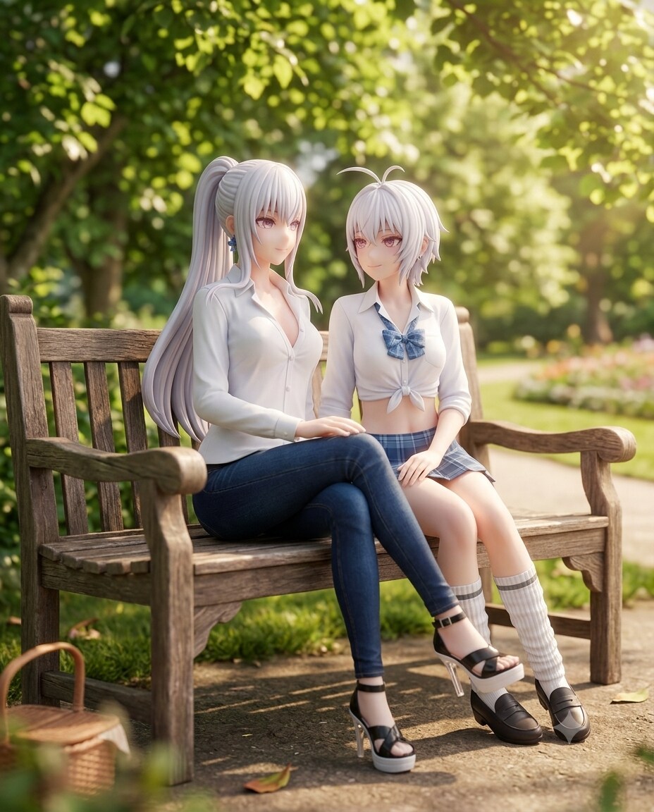 銀髪姉妹